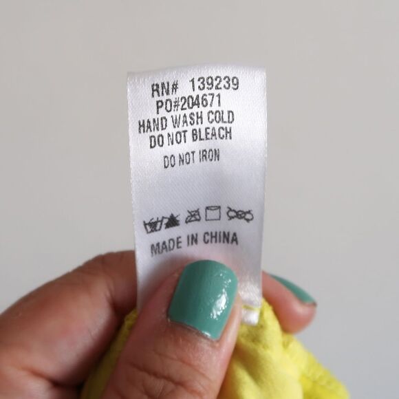 DO+BE Lime Green Halter Top - Size Small - Picture 9 of 9